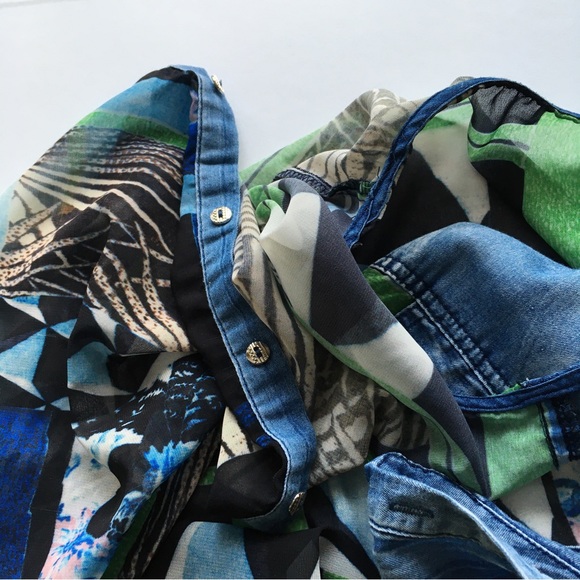 Marie Claire Boutiques Summer Top Blouse Sz L - Picture 10 of 10